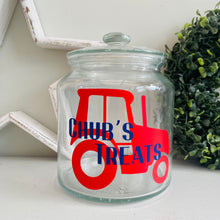 Load image into Gallery viewer, Personalised Tractor Jar