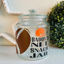 Load image into Gallery viewer, NFL Football Snack Jar
