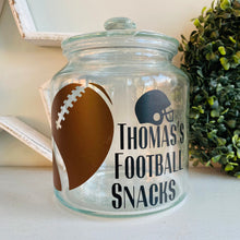 Load image into Gallery viewer, NFL Football Snack Jar