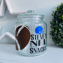 Load image into Gallery viewer, NFL Football Snack Jar