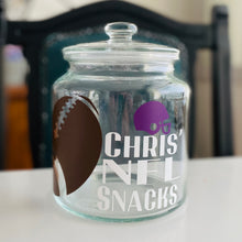 Load image into Gallery viewer, NFL Football Snack Jar