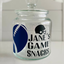 Load image into Gallery viewer, NFL Football Snack Jar