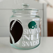 Load image into Gallery viewer, NFL Football Snack Jar