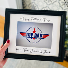 Load image into Gallery viewer, ‘Top Dad’ Personalised Frame