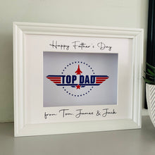 Load image into Gallery viewer, ‘Top Dad’ Personalised Frame