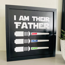 Load image into Gallery viewer, I Am Their Father Personalised Frame