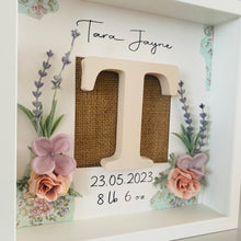 Load image into Gallery viewer, Personalised Baby Girl Frame