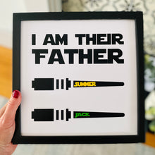 Load image into Gallery viewer, I Am Their Father Personalised Frame