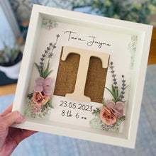 Load image into Gallery viewer, Personalised Baby Girl Frame