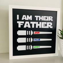 Load image into Gallery viewer, I Am Their Father Personalised Frame