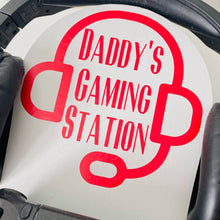 Load image into Gallery viewer, wooden gaming station stand for controller and headset