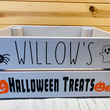 Load image into Gallery viewer, Personalised Halloween Treat Crate
