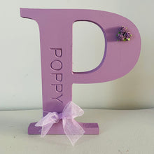 Load image into Gallery viewer, 20cm engraved name initial