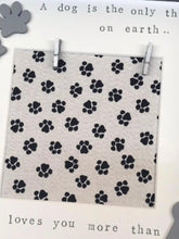 Load image into Gallery viewer, personalised dog photo frame black and grey