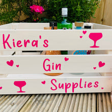 Load image into Gallery viewer, Personalised 40th Birthday Large Drinks Crate
