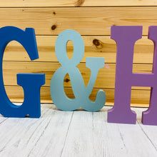 Load image into Gallery viewer, Large Hand Painted Freestanding Letter 25cm