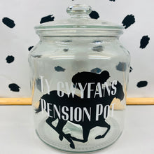 Load image into Gallery viewer, glass jar with horse image personalised racing fund jar