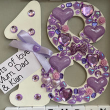 Load image into Gallery viewer, personalised 18th birthday frame with lights and gift card