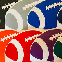 Load image into Gallery viewer, personalised NFL snack jar with american football image and helmet and your name