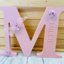 Load image into Gallery viewer, 20cm engraved name initial