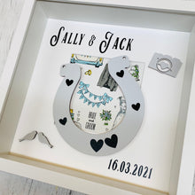 Load image into Gallery viewer, Personalised Horseshoe Wedding Gift