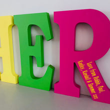 Load image into Gallery viewer, Large Hand Painted Freestanding Letter 25cm