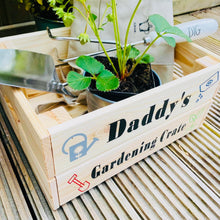Load image into Gallery viewer, wooden personalised gardening crate