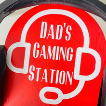 Load image into Gallery viewer, wooden gaming station stand for controller and headset