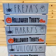 Load image into Gallery viewer, Personalised Halloween Treat Crate