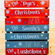 Load image into Gallery viewer, Large Personalised Christmas Eve Crate