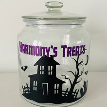 Load image into Gallery viewer, Personalised Halloween Treat Jar