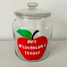 Load image into Gallery viewer, Personalised School Teacher Treat Jar