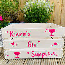 Load image into Gallery viewer, Personalised 40th Birthday Large Drinks Crate