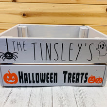 Load image into Gallery viewer, Personalised Halloween Treat Crate