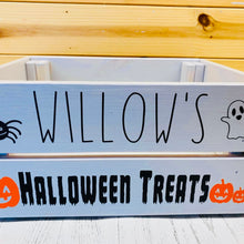 Load image into Gallery viewer, Personalised Halloween Treat Crate