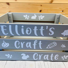 Load image into Gallery viewer, Personalised Hand Painted Craft Crate
