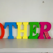 Load image into Gallery viewer, Large Hand Painted Freestanding Letter 25cm