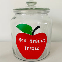 Load image into Gallery viewer, Personalised School Teacher Treat Jar