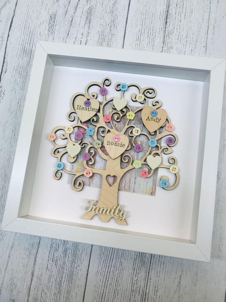 Family Tree – Button It by Jill