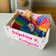 Load image into Gallery viewer, Personalised Fidget Storage Crate
