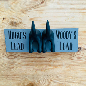Personalised Double Dog Lead Hook