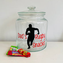 Load image into Gallery viewer, Rugby Snack Jar
