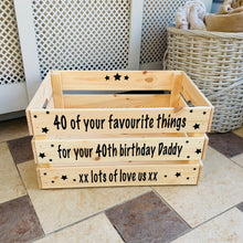 Load image into Gallery viewer, Personalised Large Drinks Crate
