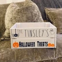Load image into Gallery viewer, Personalised Halloween Treat Crate
