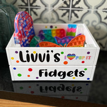 Load image into Gallery viewer, Personalised Fidget Toy Crate
