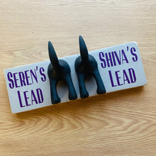 Load image into Gallery viewer, Personalised Double Dog Lead Hook
