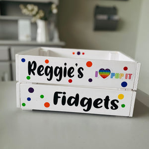Personalised Fidget Toy Crate