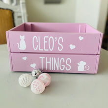 Load image into Gallery viewer, Personalised Cat Toy Box
