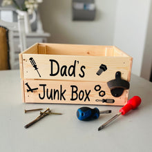 Load image into Gallery viewer, Junk Box Crate With Bottle Opener
