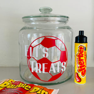 Football Snack Jar